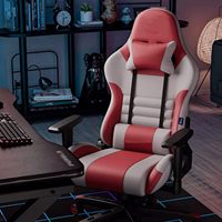 Chaises de jeu personnalisées pivotantes et rafraîchissantes, vente chaude du fabricant, OEM, cuir PU, chaise de course pour ordinateur PC