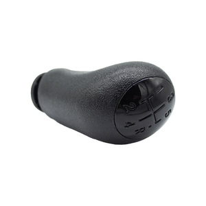 Renault Car Gear <b>Knob</b> 5-Speed Leather <b>Shift</b> Lever Ergonomic Black Manual Transmission Handle - Product Image 3