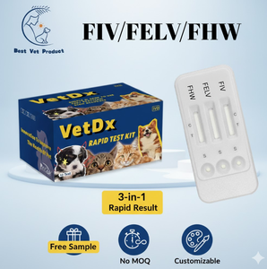 ערכת בדיקה מהירה משולבת נגד נגיף פנלוקופניה, הרפס וקליקיווירוס בחתולים (FPV/FHV/FCV) - Product Image 3