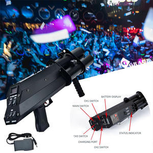 Igracelite 3 têtes effet <span class=keywords><strong>DJ</strong></span> Jet Spray Handheld Cannon Gun Party Pop Electric Confetti Cannon - Product Image 5