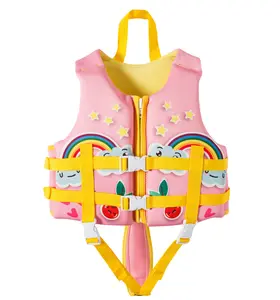 맞춤형 고품질 아기 플로트 슈트 수영 안전 해양 조끼 어린이 아이 네오프렌 인쇄 구명 조끼 재킷