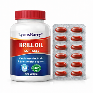 Cápsulas de Aceite de Krill, Suplemento para la Salud del Corazón, Apoyo Cardiovascular, Proveedor de Cápsulas de Aceite de Krill al por Mayor - Product Image 1