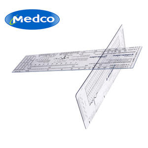 Regla ECG MediRuler MK07-459A, Regla Médica Multifuncional Transparente para Hospitales y Clínicas con Medición de Ángulos - Product Image 3