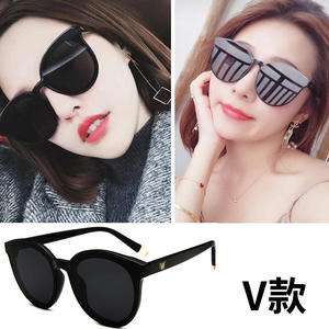 2025 New GM Blue Sunglasses with UV400 Lenses TAC Material Popular <strong>Korean</strong> Fashion Black Frame <strong>Glasses</strong> with Logo Lens Men Women - Product Image 6