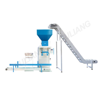 Pesaje, Llenado y Sellado Automático de Paquetes de Pellets de 10 kg, 20 kg y 25 kg, 20 Lb. 40 Libras Máquina Empacadora de Pellets de Madera Plástica para Fertilizantes