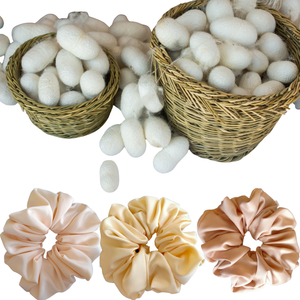 เส้นใยไหมหม่อนดิบจำนวนมาก สำหรับปั่นด้วยมือ ทำเฟลติ้ง และยัดไส้ วัสดุธรรมชาติ ไม่ย้อมสี ยั่งยืน ขายตรงจากโรงงาน - Product Image 2