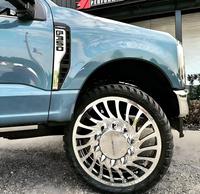 Jantes en aluminium forgé chromées Deep Dish pour voitures tout-terrain, 22, 24, 26, 28, 30 pouces, personnalisées pour Ford Silverado 1500 2500 3500
