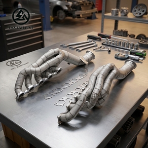 CSZ Consegna Rapida per Tubo di Scarico Dritto con Scudo Termico e Collettori per Lamborghini Huracan <span class=keywords><strong>EVO</strong></span> STO V10 5.2L - Product Image 1
