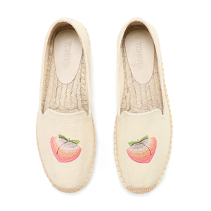 Chaussures en toile à enfiler OEM/ODM entièrement personnalisables, décontractées, respirantes, en toile, à bout rond, pour femmes, en <span class=keywords><strong>jute</strong></span> - Product Image 2