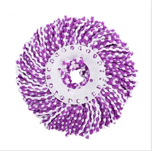 100% polyester Dty mop yarn 300d 576f Microfiber Mop Head 360 Spin Mops Head Refills