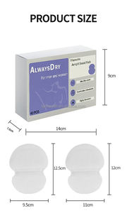 trendige produkte auf alibaba einweg-pads schweißhemd für achseln atmungsaktive pads schweiß - Product Image 3