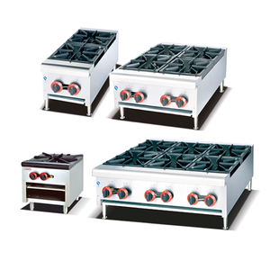 थोक निर्मित गैस कुकर स्टेनलेस स्टील 1/2/4/6 बर्नर टेबल गैस स्टोव गैस - Product Image 1