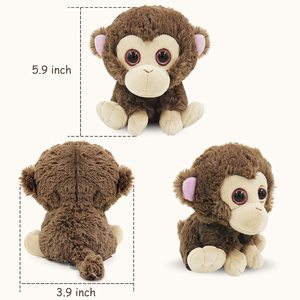 Custom Logo Stuffed Animals <strong>Plush</strong> <strong>Toys</strong> Kawaii Soft <strong>Monkey</strong> <strong>Plush</strong> for Baby Sleeping Comfortable - Product Image 2