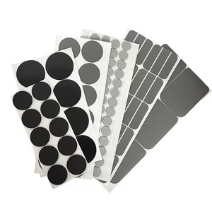 Almohadillas Antideslizantes de Silicona Redondas Negras Autoadhesivas, Pegatinas de Silicona Antideslizantes para Soporte de Teléfono, Uso Doméstico - Product Image 1