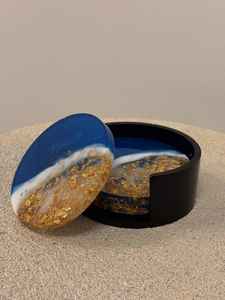 Juego de Posavasos de Resina de Alta Calidad Diseñado para un Uso Duradero que Ofrece Resistencia al Calor y un Estilo Elegante para Cualquier Mesa - Product Image 4