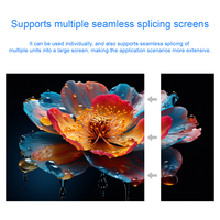 Écran d'affichage LED pliable P2 à trois volets, raccordement sans soudure, synchronisation et asynchronisation, double face, pour hall d'exposition, salon professionnel, écran de fond de scène