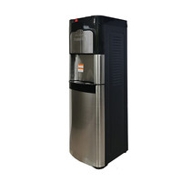 Distributeur d'eau chaude et froide en acier inoxydable à chargement par le bas pour appareils électroménagers avec verrouillage de sécurité pour enfants
