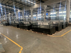 Vitrine froide commerciale Deli Restaurant réfrigérateur <span class=keywords><strong>vitré</strong></span> Vertical affichage aliments chauds viande réfrigérateur en verre - Product Image 6