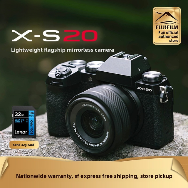 Fuji X-S20 Micro Single Camera CMOS Sensor SD Card AI Intelligent Focus 750 Endurance National Bank Spot