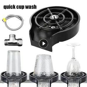 Automatische Hoge Druk Quick Keuken Glas Rinser Bar Cafe Winkel Fles Cleaner Cup Washer