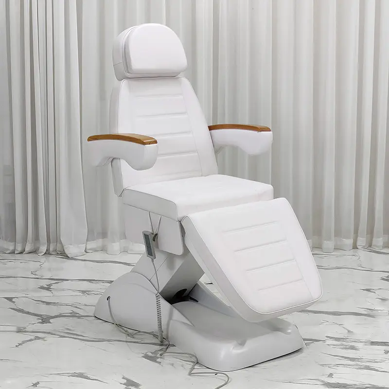 3 4 Motors Electric Facial Beauty Salon Bed Medical Spa Massage Treatment Table Podiatry Chair Aesthetic Tattoo Bed