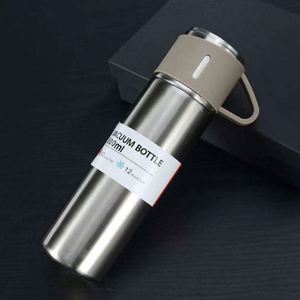 Stainless Steel Vacuum Bottle 500ml Double Wall Insulated Travel <b>Thermos</b> Minimalist Design With Lid - Product Image 4