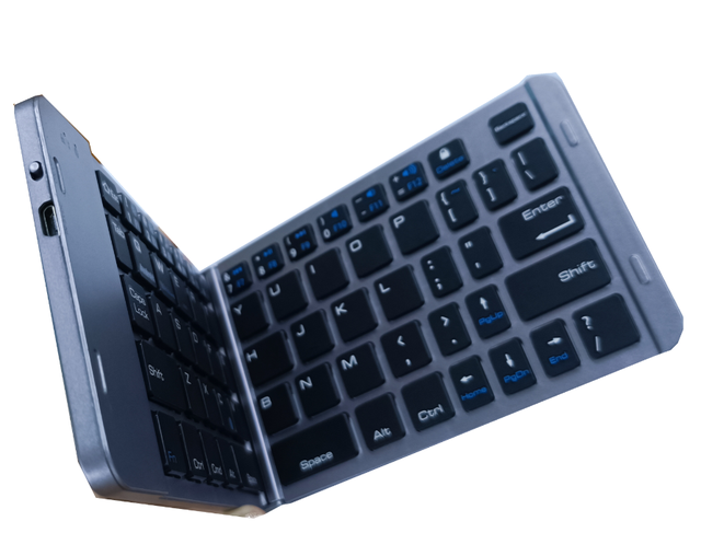 66 Keys Magic Keyboard Folding for Android Windows IOS System Devices