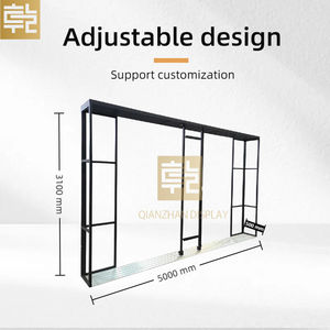 대형 포맷의 타일 및 슬래브 샘플용 중량 조절 가능한 슬라이딩 디스플레이 랙 - Product Image 4