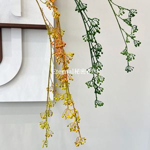 กิ่งกุหลาบโรสฮิปประดิษฐ์ Secret Garden ยาว 145 ซม. สีเขียว ทำจากพลาสติก สำหรับตกแต่งบ้าน งานแต่งงาน และอุปกรณ์ประกอบฉาก - Product Image 2
