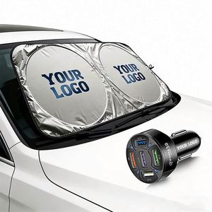 Wholesale Custom Logo <b>Car</b> <b>Sun</b> Shade With Uv Protection Foldable Design <b>Car</b> Sunshade for <b>Car</b> Dealer Promo Business Gift - Product Image 1