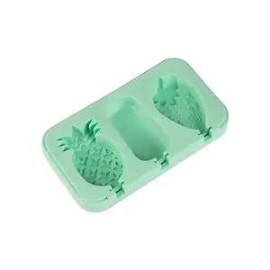 Ice Cream khuôn DIY cấp thực phẩm BPA free Silicone Ice Cream Maker công cụ Ice Cube Pop khay Popsicle khuôn cho trẻ em