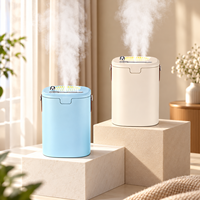 Diffuseur d'huiles essentielles ultrasonique personnalisé de 1350 ml, humidificateur d'air aromathérapeutique pour la pièce