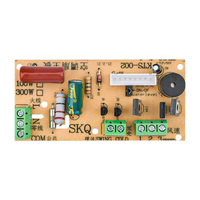 Placa de Control Universal para Ventilador Enfriador de Aire de 300W, Kit de Placa de Circuito con Control Remoto AC 110-220V, Panel en Inglés y Función de Temporizador de 7H