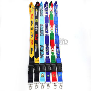 Cordino promozionale personalizzato in poliestere con gancio cinturino per il collo portachiavi per il telefono cellulare e porta Badge - Product Image 4