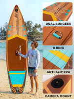 Planche de paddle gonflable robuste 11' ISUP, planche de surf en PVC double couche, vente en gros, planche de SUP d'usine