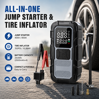 Compresseur d'air numérique 150 PSI avec démarreur de batterie et batterie externe à double écran, fabrication OEM
