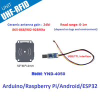 1-5.5dbi YRM100 modul RFID Arduino UHF Mini antena pembaca kartu RFID Raspberry Pi pembaca modul RFID terintegrasi TTL UART