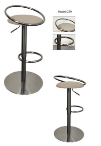 Modern Minimalist Style Stainless Steel Swivel <b>Adjustable</b> Fixed Armrest <b>bar</b> <b>Stools</b> Wholesale Restaurant Low Price High Quality - Product Image 3