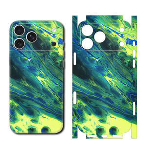 For Iphone Mobile Phone Cases Marble Oil Painting Design TPU PC Anti Fingerprint Frosting Back <b>Film</b> Full Cover - Product Image 1