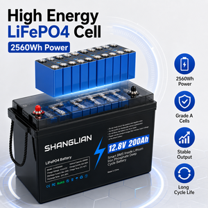 แบตเตอรี่ LiFePO4 12.8V 200Ah 6000+ รอบการใช้งาน ระบบจัดการแบตเตอรี่อัจฉริยะ (BMS) มาตรฐาน IP65 คลังสินค้าโปแลนด์ จัดส่งรวดเร็ว รับประกัน 3 ปี แบตเตอรี่ลิเธียมสำหรับ RV พลังงานแสงอาทิตย์ - Product Image 3