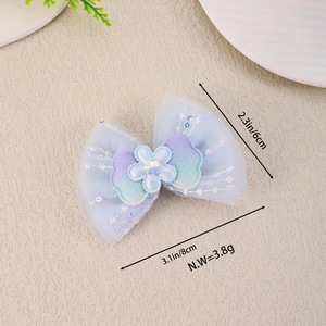Factory Wholesale Cute Children Sequined Bow Kid <strong>Hairgrips</strong> Flowers Hair Clip Accessories Gift Set Girl Cartoon Hair Clip Set - Product Image 4