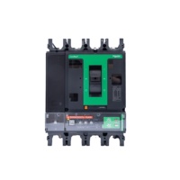 Schneider ComPacT NSX400F MicroLogic 4.3 Vigi 400A 4P4D Interruptor Automático Fijo MCCB con Unidad de Disparo Termomagnética y Protección Contra Fugas a Tierra 36kA