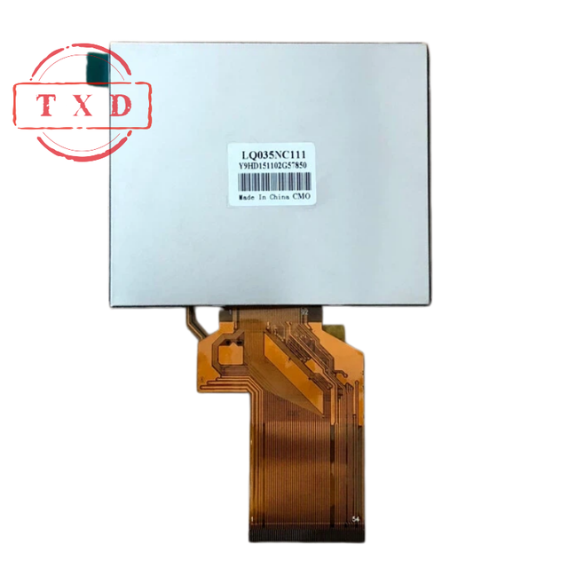 3.5inch Original LQ035NC111 LCD Display Panel for Car GPS Navigation,optional Touchscreen Display Screen