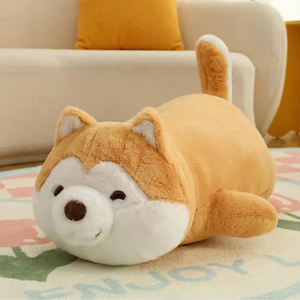 Peluche de Perro Kawaii Shiba Inu Corgi <span class=keywords><strong>Husky</strong></span> con Relleno de Algodón PP Suave del Fabricante, Almohada de Juguete, Regalo de Cumpleaños para Niñas o Niños - Product Image 3