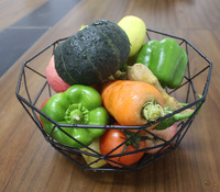 Transhome — panier de rangement pour Fruits, support de panier à pain, support de rangement de la cuisine à domicile, pour les légumes et la banane