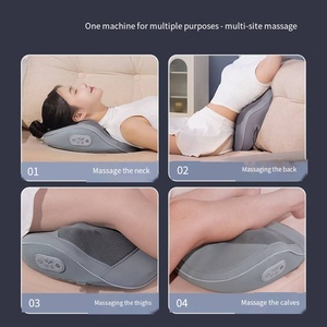 Masajeador Corporal para Cuello y Espalda con Calor y Control de Tiempo, Cojín de Masaje para Uso en el Hogar y la Oficina - Product Image 2