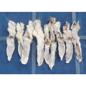 Commercio all'ingrosso della fabbrica di agnello di coniglio cibo per animali domestici etichetta privata orecchio di coniglio naturale cane gatto snack sano cibo secco per cani - Product Image 1