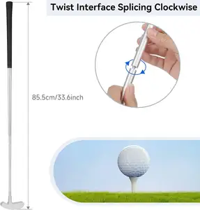 남성용 두 가지 방법 골프 퍼터 오른손/왼손잡이-실내/실외 미니 키즈 클럽 골프 세트-견고한 퍼터 샤프트
