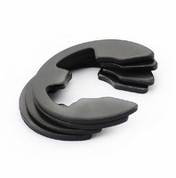 Custom Grade DIN 6799 Edge Locking Automotive Mechanisms Precision Form Black Finish External Retaining Ring Washer