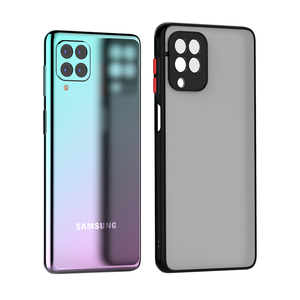 Ốp Bảo Vệ Máy Ảnh TPU PC Trong Suốt Cứng Mờ Vỏ Điện Thoại Vỏ Khói Cho Ốp Lưng <span class=keywords><strong>Samsung</strong></span> F62 - Product Image 2